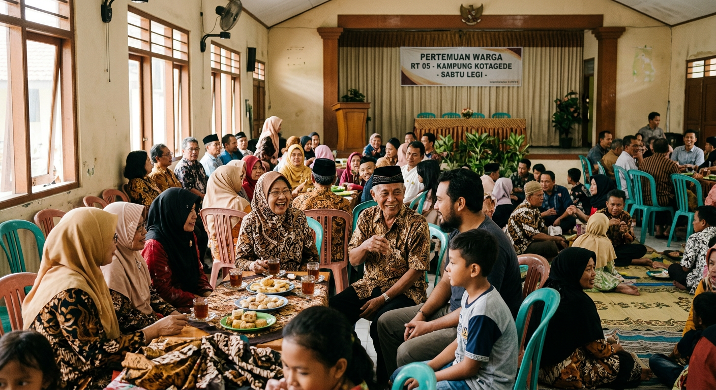 Pertemuan komunitas LIVESGP KLATEN - masyarakat Indonesia berkumpul bersama